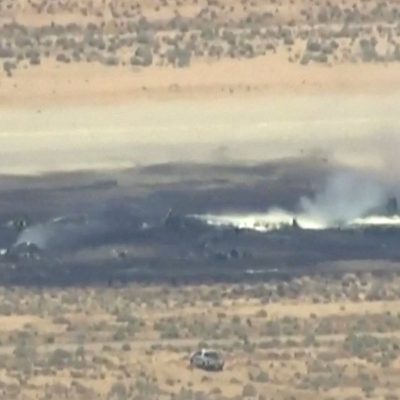 US B-52 bomber crashes shortly after take-off